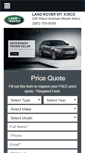 Mobile Screenshot of landrovermtkisco.net